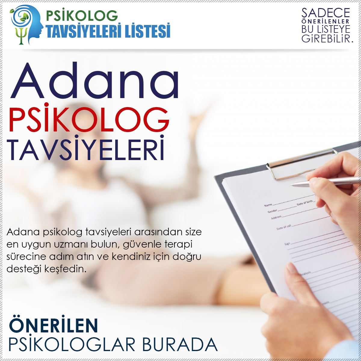 Adana Psikolog Tavsiyeleri