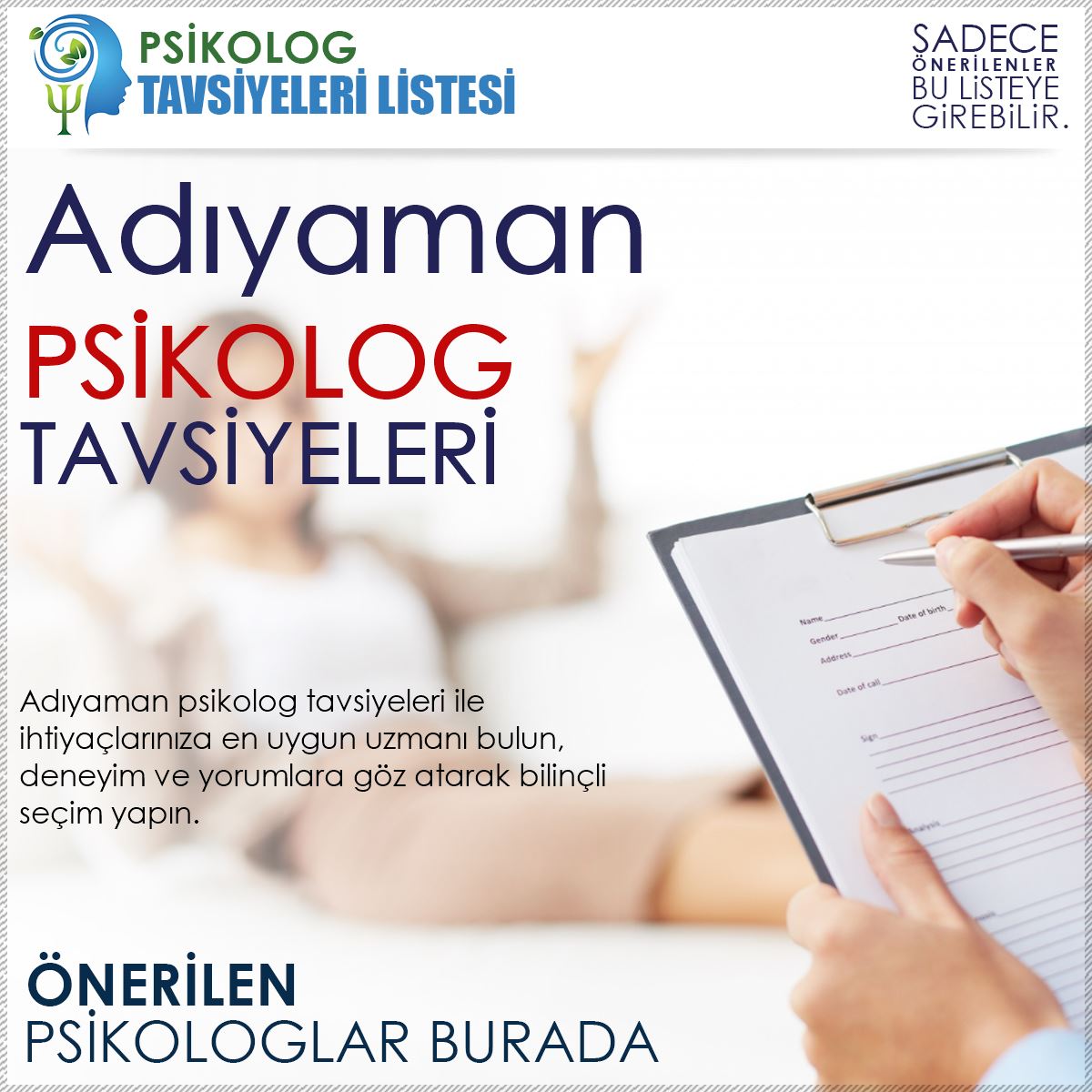 Adıyaman Psikolog Tavsiyeleri