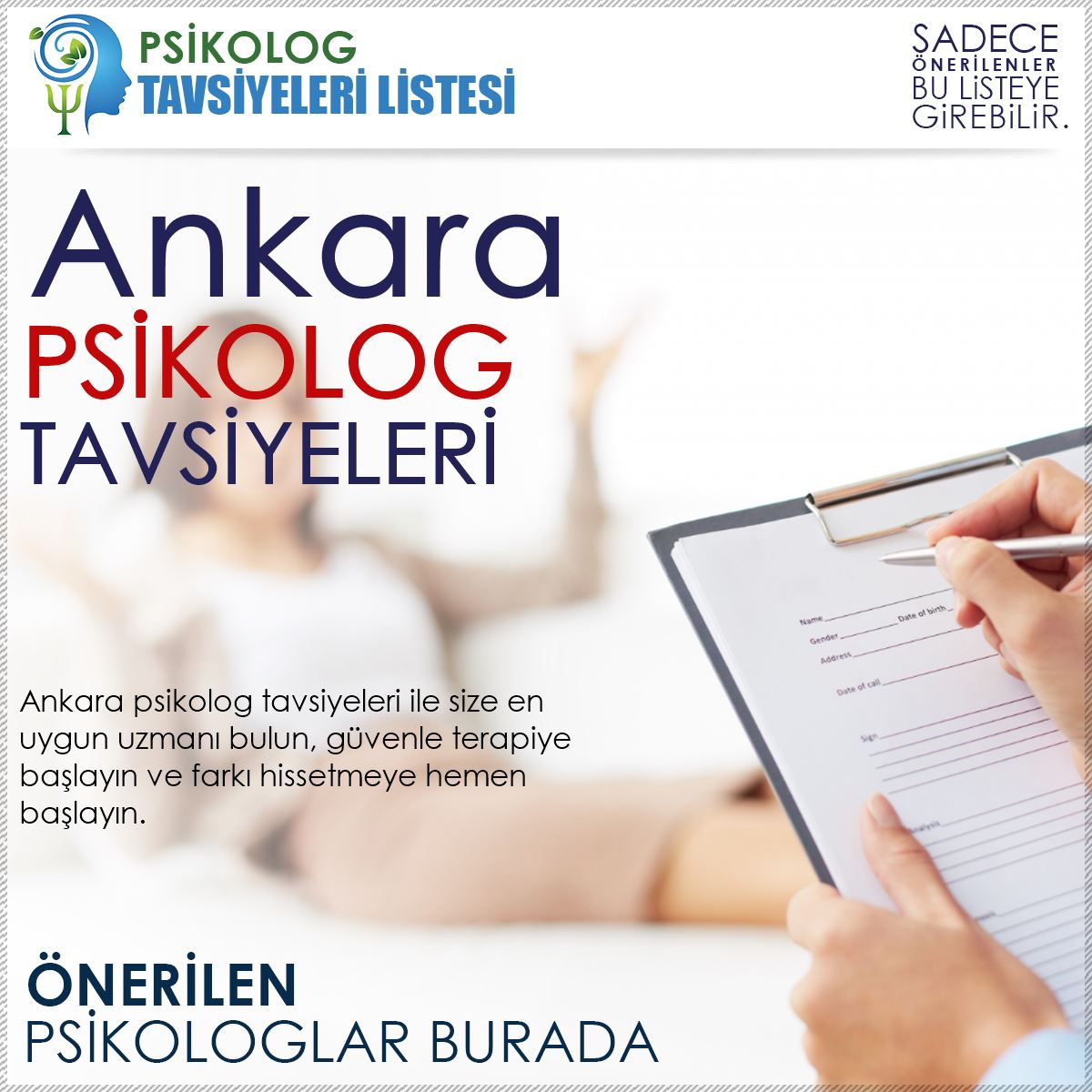 Ankara Psikolog Tavsiyeleri