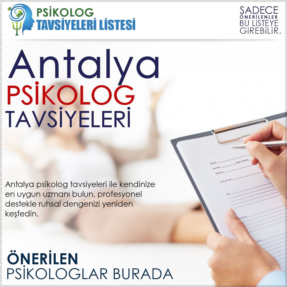 Antalya Psikolog Tavsiyeleri
