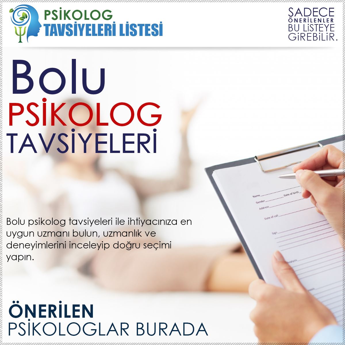 Bolu Psikolog Tavsiyeleri