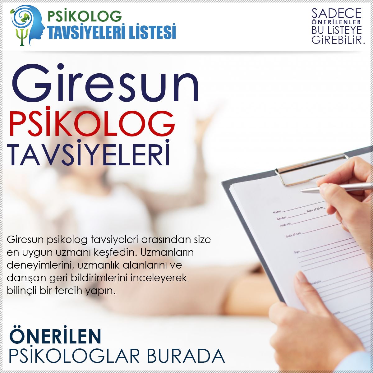 Giresun Psikolog Tavsiyeleri