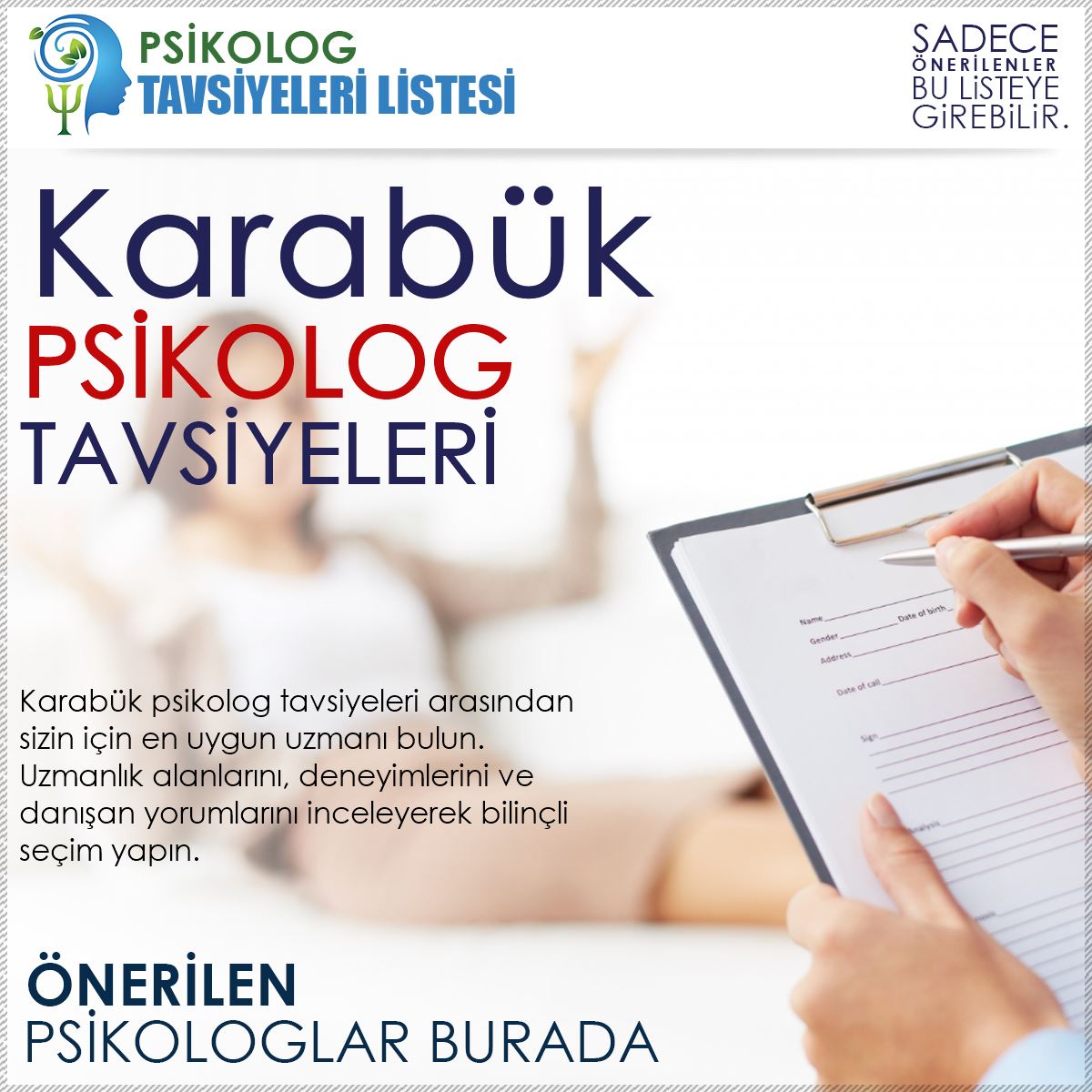 Karabük Psikolog Tavsiyeleri