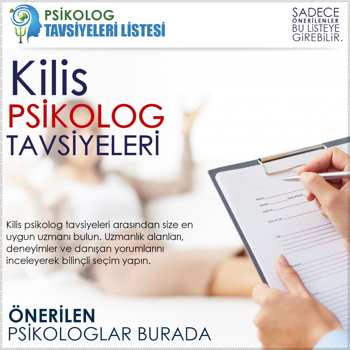 Kilis Psikolog Tavsiyeleri