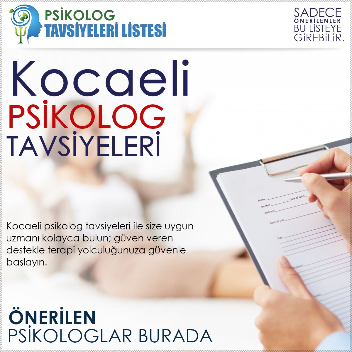 Kocaeli Psikolog Tavsiyeleri